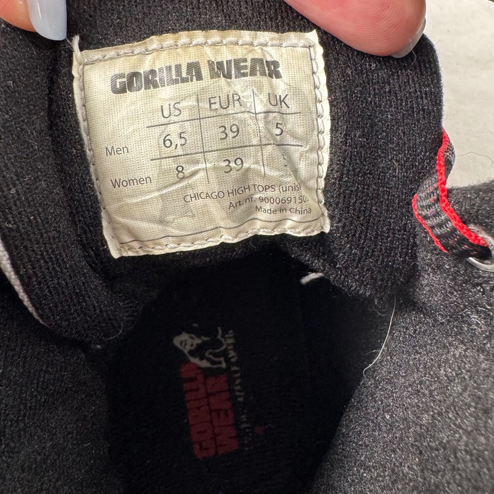 Limited Edition Gorilla Wear Chicago High Top Shoes Crossfit Bodybuilding Sz 6.5 - Picture 8 of 8